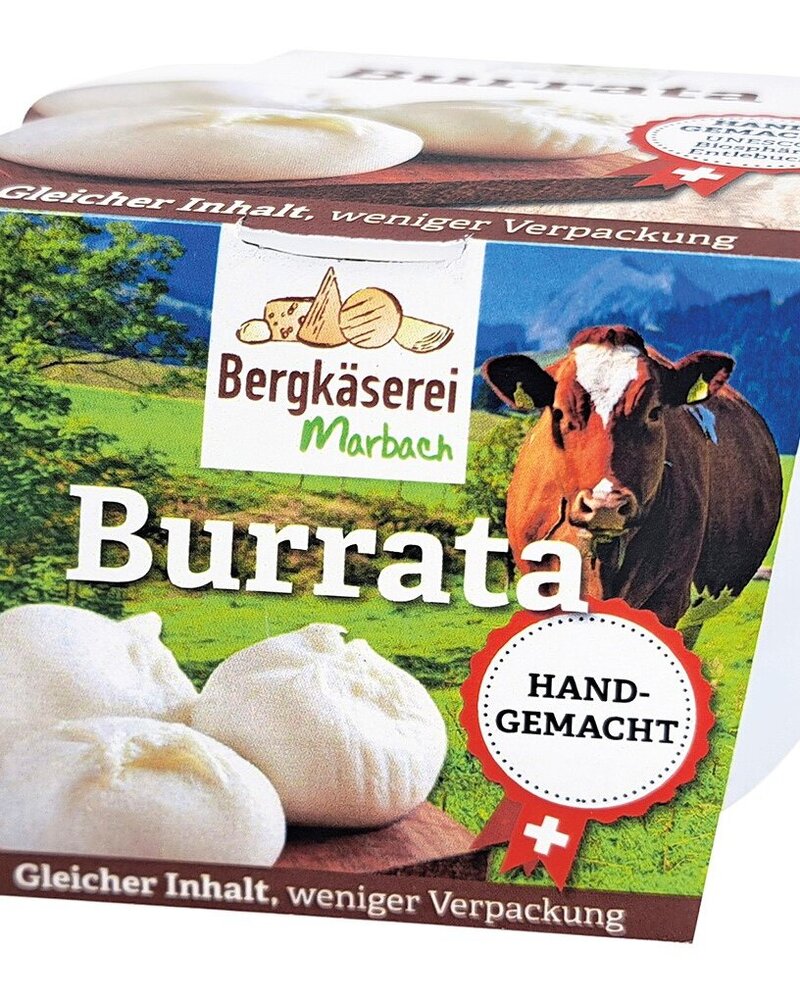 Swiss burrata homemade