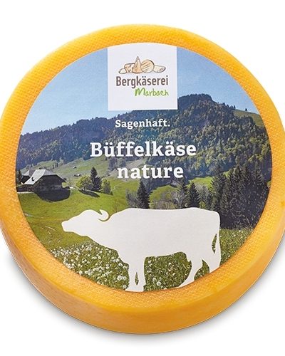 Natural semi-hard buffalo cheese